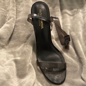 Black Clear Sandal